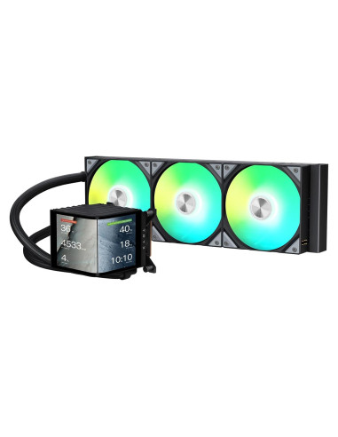 Enfriador AIO 360mm TRYX Panorama 360 ARGB Pantalla AMOLED 6.5"