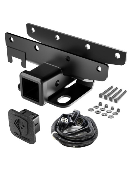 Enganche de Remolque TYGER Auto 2" con Arnés para Jeep Wrangler JK 2007-2018 Enganche de Remolque TYGER Auto 2" con Arnés para Jeep Wrangler JK 2007-2018