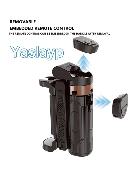 Soporte para Selfies Portátil Yaslayp JJ02 con Control Remoto Soporte para Selfies Portátil Yaslayp JJ02 con Control Remoto