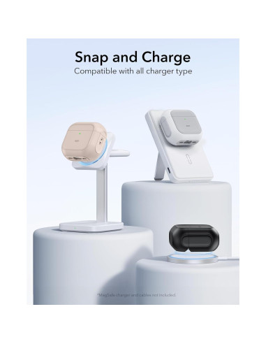 Funda ESR para AirPods 4ta Generación USB-C Titanio Desértico