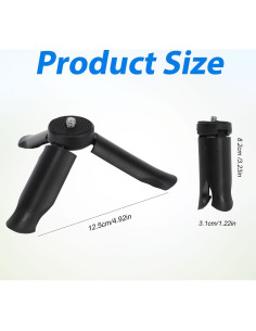 Trípode Mini BOXOB para DJI Osmo Pocket 2 y 3, Negro, ABS 2