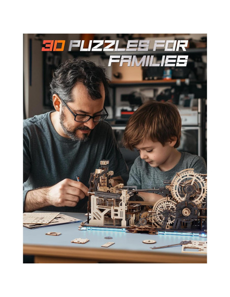 Rompecabezas 3D Wowood - Set Carreras de Canicas 3.85 kg Rompecabezas 3D Wowood - Set Carreras de Canicas 3.85 kg