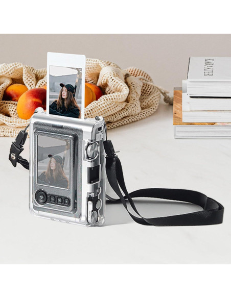 Funda Protectora Dura Transparente EASY HOOD para Fujifilm Instax Mini EVO Funda Protectora Dura Transparente EASY HOOD para Fujifilm Instax Mini EVO