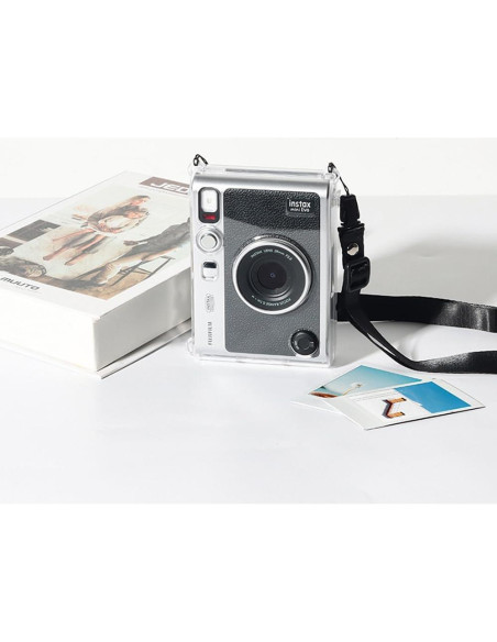Funda Protectora Dura Transparente EASY HOOD para Fujifilm Instax Mini EVO Funda Protectora Dura Transparente EASY HOOD para Fujifilm Instax Mini EVO