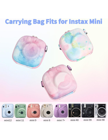 Funda de cámara Kuprusar para Instax Mini 40 Verde