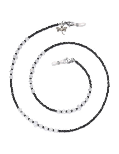 Cadena de Gafas YN02 con Perlas y Cristales para Mujeres