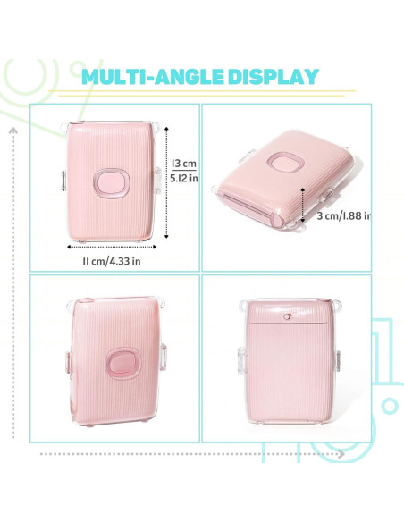Funda Protectora Rieibi para Impresora Fujifilm Instax Mini Link 2 Funda Protectora Rieibi para Impresora Fujifilm Instax Mini Link 2