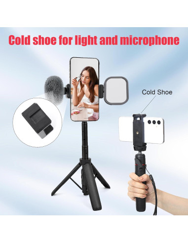 Trípode Mini YOPUTBO ET-24 Altura Ajustable 20.3-60cm