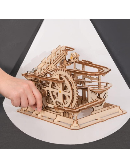 Rompecabezas 3D de Madera Wowood - Carrera de Canicas 260 Piezas Rompecabezas 3D de Madera Wowood - Carrera de Canicas 260 Piezas