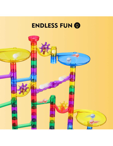 Juego de Canicas Magicfly 127 Piezas Pista para Niños