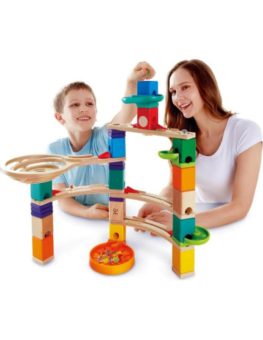 Hape Quadrilla Cliffhanger - Juego de Laberinto de Canicas