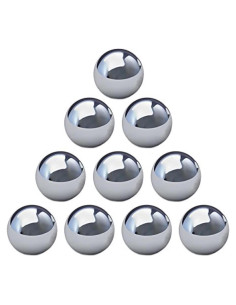 Bolas de Reemplazo Cuatro Hermanos Acero Cromado 10 Pzas 1.27 cm