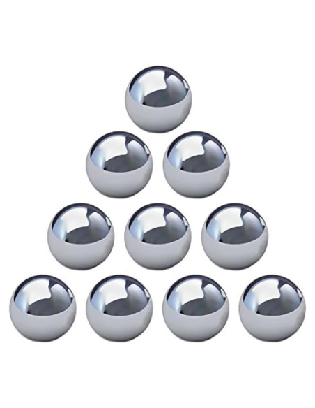 Bolas de Reemplazo Cuatro Hermanos Acero Cromado 10 Pzas 1.27 cm Bolas de Reemplazo Cuatro Hermanos Acero Cromado 10 Pzas 1.27 cm