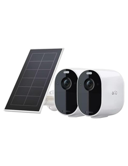 Cámaras de Seguridad Inalámbricas Arlo Esenciales 1080p 2 Unidades con Panel Solar Cámaras de Seguridad Inalámbricas Arlo Esenciales 1080p 2 Unidades con Panel Solar