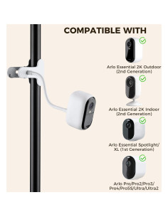 Soporte de cámara de seguridad Wochel para Arlo Cam 2K y Pro 2