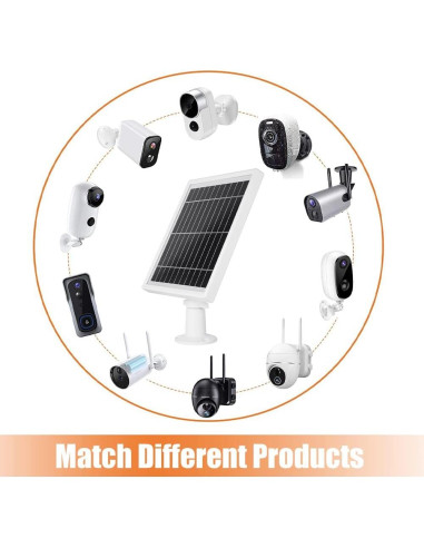 Cargador Solar OUGETHER para Cámaras Arlo y Eufy - 4.5W