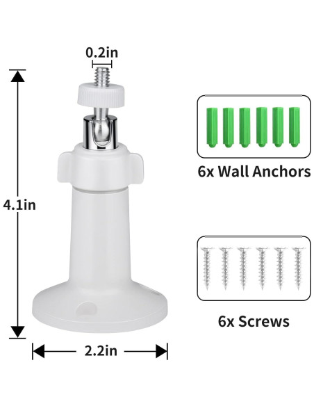 Soporte de Pared para Cámaras Arlo y Ring - 2 Pack Soporte de Pared para Cámaras Arlo y Ring - 2 Pack