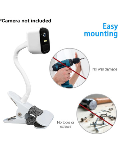 Soporte de Cámara Ajustable OkeMeeo para eufyCam y Arlo - 2 Paquetes
