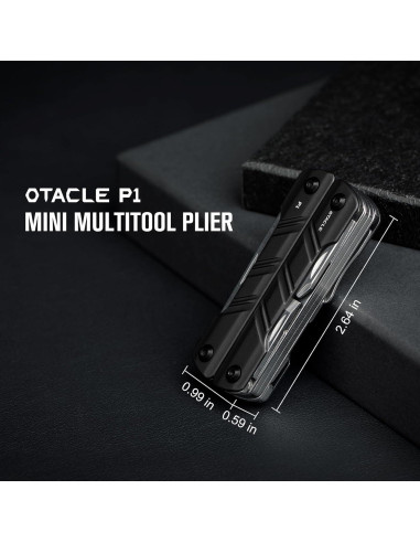 OKNIFE Otacle P1 Multi-Herramienta 11-en-1 Compacta EDC