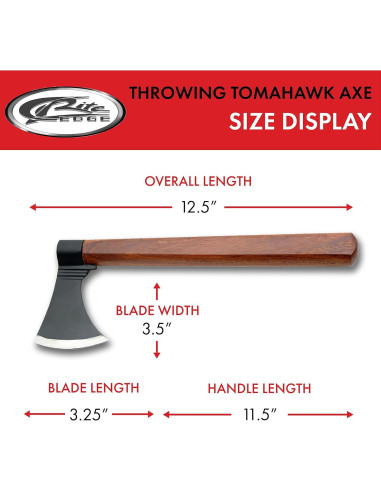 Hacha de Lanzamiento SZCO Supplies 31.75 cm Acero Carbono