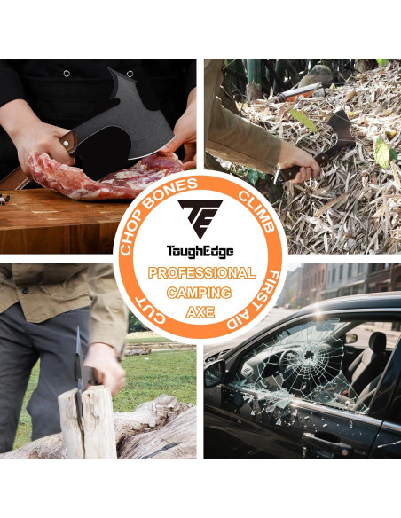 Hacha Tomahawk ToughEdge TE01 - Multifuncional para Camping Hacha Tomahawk ToughEdge TE01 - Multifuncional para Camping