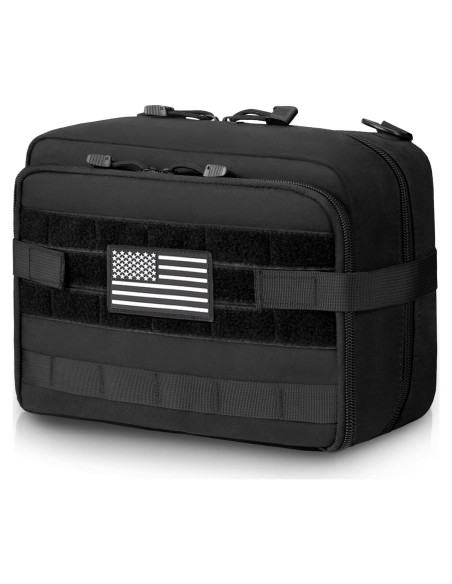 Bolsa Administrativa Molle Jueachy Grande Negra 29x20x12.7 cm Bolsa Administrativa Molle Jueachy Grande Negra 29x20x12.7 cm