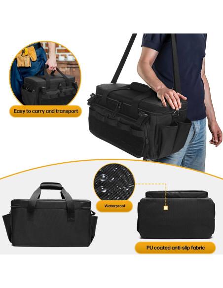 Bolsa de Herramientas Rexmica 42.9x22.1x23.6cm con 3 Bolsas Bolsa de Herramientas Rexmica 42.9x22.1x23.6cm con 3 Bolsas