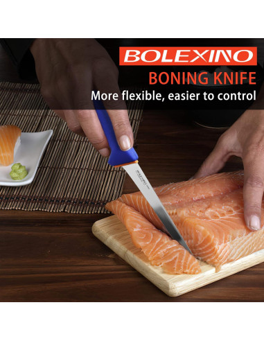 Cuchillo de Deshuesar Flexible BOLEXINO 15.24 cm Acero Alemán