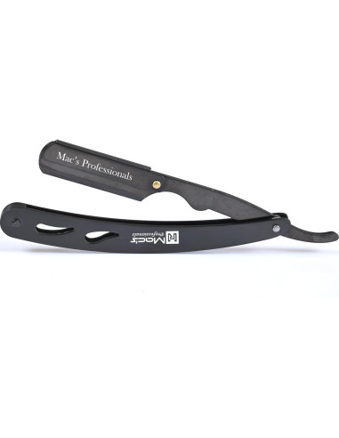 Maquinilla de Afeitar Recta Macs Profesional + 100 Cuchillas Derby