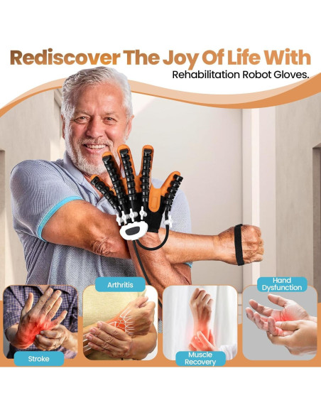Guantes de Rehabilitación Dvoliaw Mano Izquierda S 4 Modos Guantes de Rehabilitación Dvoliaw Mano Izquierda S 4 Modos