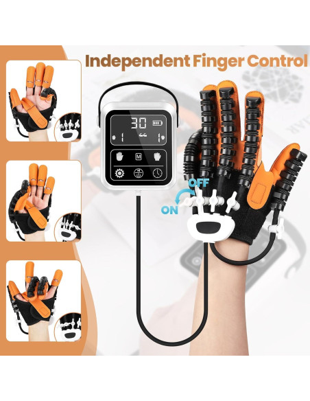 Guantes de Rehabilitación Dvoliaw Mano Izquierda S 4 Modos Guantes de Rehabilitación Dvoliaw Mano Izquierda S 4 Modos
