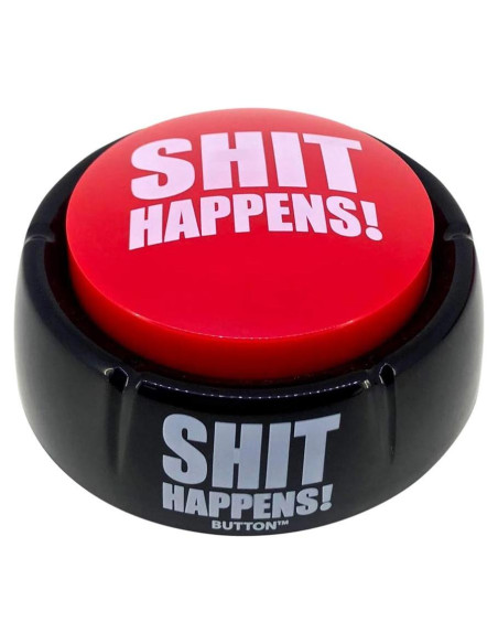 Botón de Broma Shit Happens Talkie Toys - 8 Frases Divertidas Botón de Broma Shit Happens Talkie Toys - 8 Frases Divertidas