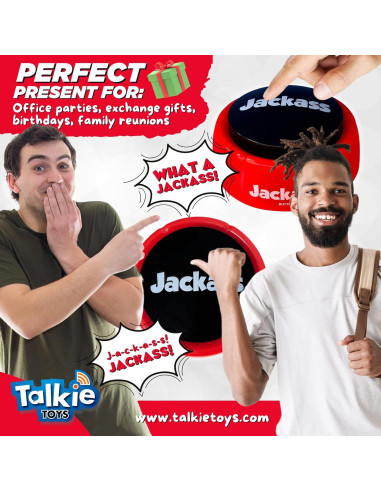 Botón Hablante Talkie Toys Jackass - 10 Frases Graciosas