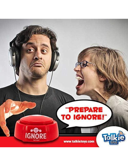 Botón de Ignorar Talkie Toys - Juguete de broma portátil Botón de Ignorar Talkie Toys - Juguete de broma portátil