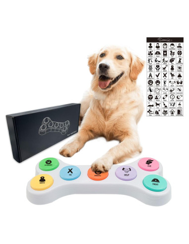 Conjunto de Botones de Entrenamiento RIBOSY para Perros 7 en 1