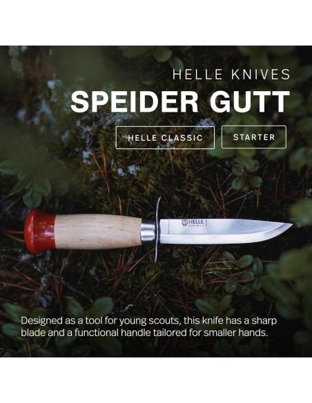 Cuchillo Fijo HELLE Speider Gutt Niño Acero Inoxidable Cuchillo Fijo HELLE Speider Gutt Niño Acero Inoxidable