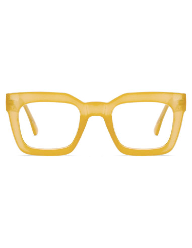 Gafas de lectura AQWANO amarillas 2.0 para mujeres UV400