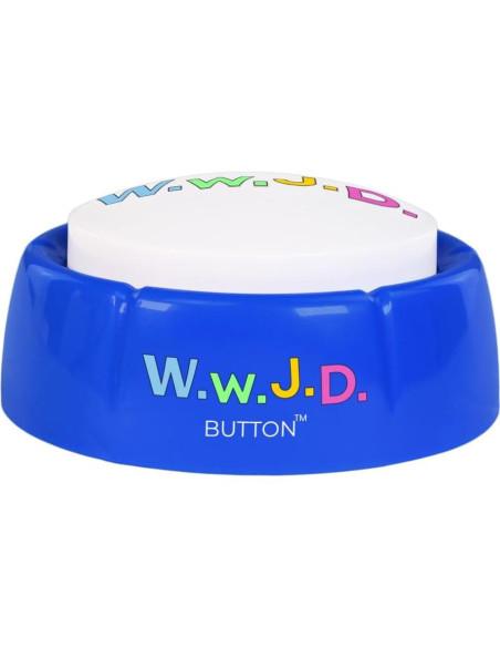 Botón Reproductor Frases Inspiradoras WWJD - Regalo Cristiano Botón Reproductor Frases Inspiradoras WWJD - Regalo Cristiano