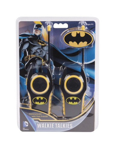 Walkie Talkies Batman Sakar 12383 para Niños 2 Piezas