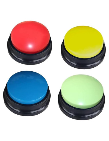 Botones de Habla para Perros Royaumann - 4PCS Grabables