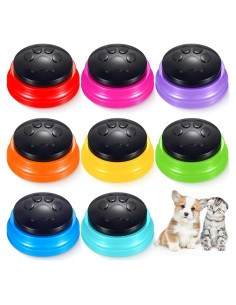 Juego de 8 Botones de Grabación de Voz para Mascotas Yunsailing