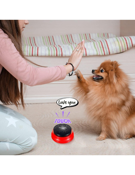 Juego de 8 Botones de Grabación de Voz para Mascotas Yunsailing Juego de 8 Botones de Grabación de Voz para Mascotas Yunsailing