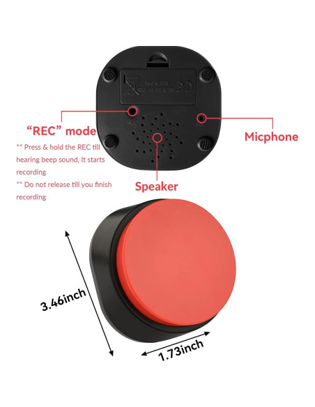 Botones Recargables para Perros GreatStyler - 4 Paquetes Colores Botones Recargables para Perros GreatStyler - 4 Paquetes Colores