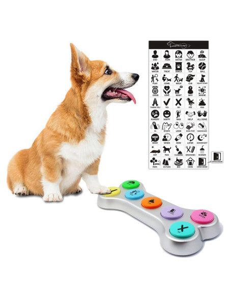 Botones de Comunicación para Perros ANLIKY Set de 7 Grabables Botones de Comunicación para Perros ANLIKY Set de 7 Grabables