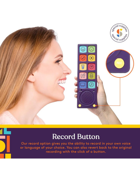 Dispositivo de Comunicación AAC Talker Buddy Suministros Especiales Dispositivo de Comunicación AAC Talker Buddy Suministros Especiales