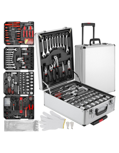 Juego de Herramientas Mecánicas TLGREEN 799 pcs con Estuche Juego de Herramientas Mecánicas TLGREEN 799 pcs con Estuche