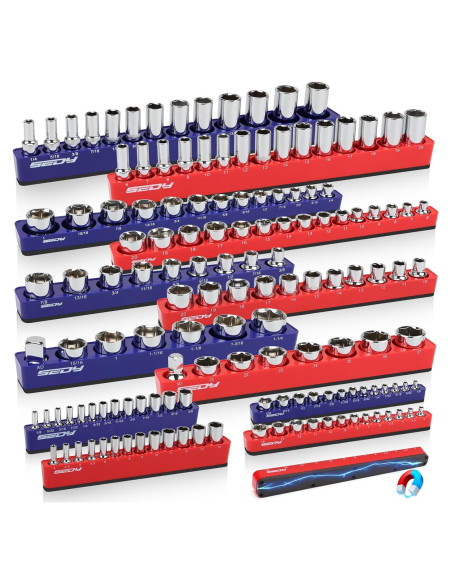 Juego organizador zócalos magnéticos 12 piezas SEDY 5 mm Juego organizador zócalos magnéticos 12 piezas SEDY 5 mm