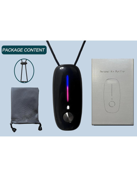 Purificador de Aire Portátil Collar AIR10s - Ionizador Recargable Purificador de Aire Portátil Collar AIR10s - Ionizador Recargable