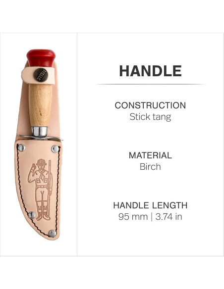 Cuchillo Fijo HELLE Speider Gutt Niño Acero Inoxidable Cuchillo Fijo HELLE Speider Gutt Niño Acero Inoxidable