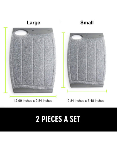Juego de 2 Tablas de Cortar Ginkick Antideslizantes 32.9x25cm Juego de 2 Tablas de Cortar Ginkick Antideslizantes 32.9x25cm